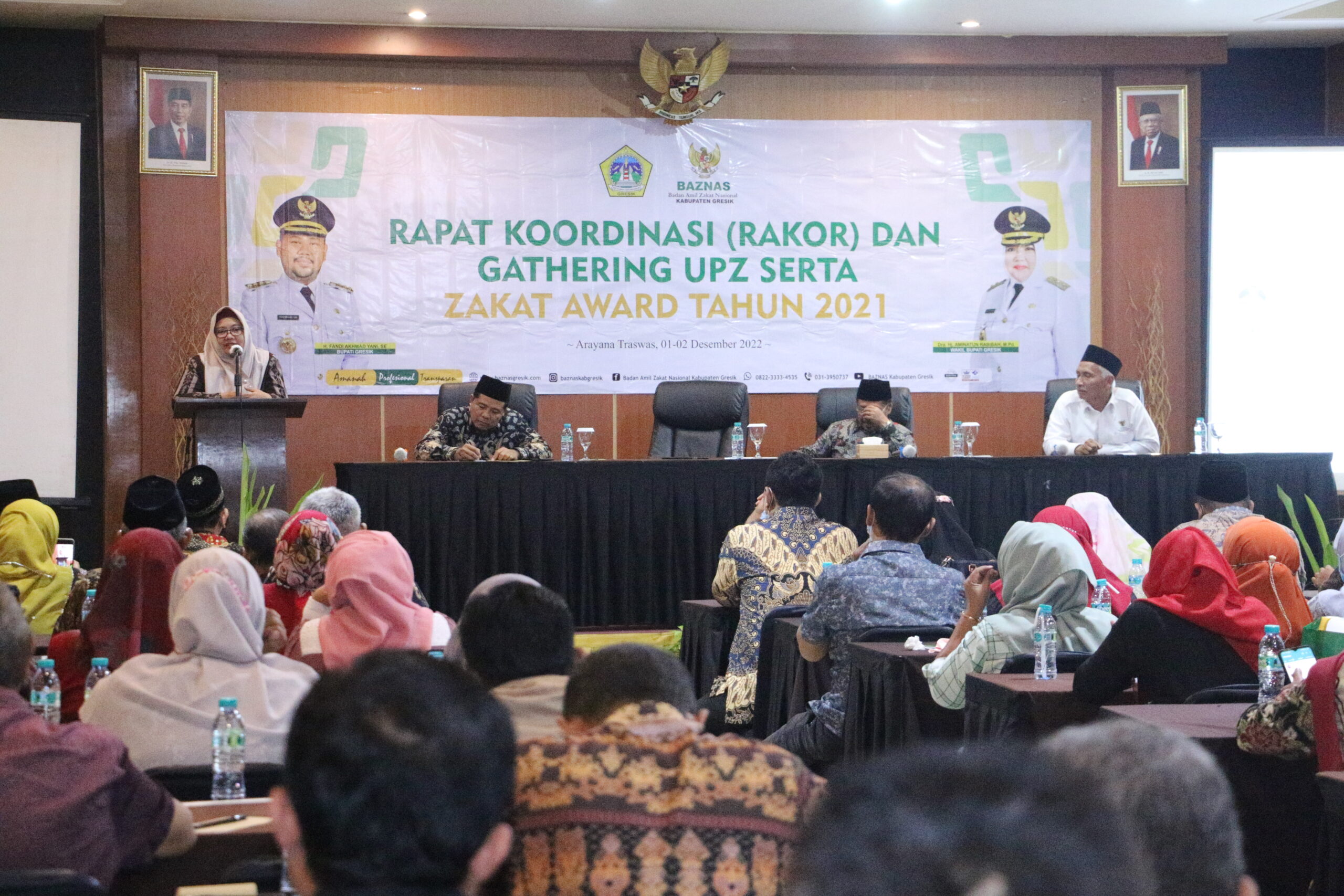 Angka Kemiskinan Kabupaten Gresik Turun, Wabup Gresik Apresiasi Kinerja Baznas Gresik - Gresik Satu