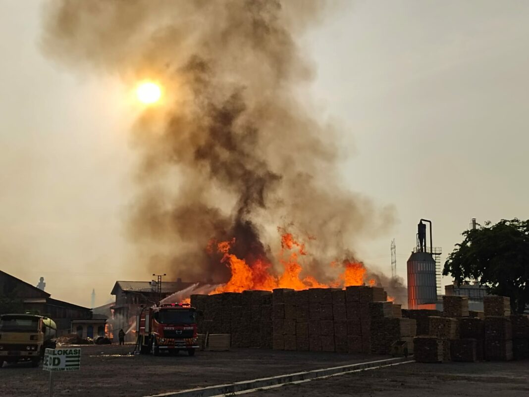 PT Nankai Indonesia Gresik Terbakar, Dua Korban Dikabarkan Luka Bakar