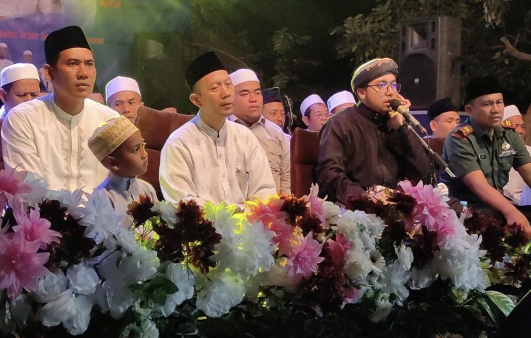 Peresmian Masjid Baitur Rohman Cagak Agung Gresik Diiringi Lantunan Sholawat