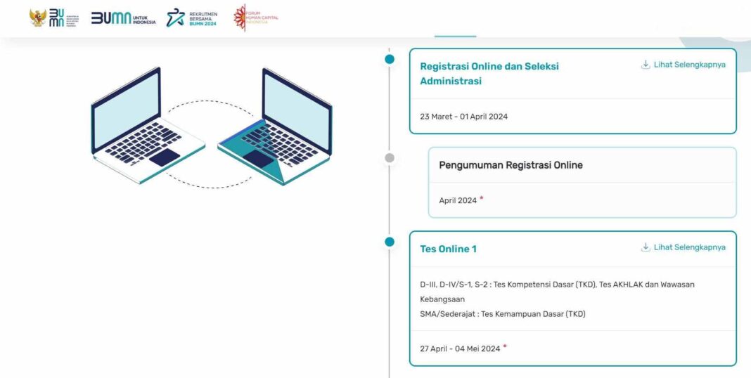 jadwal trial test rekrutmen bersama bumn 2024