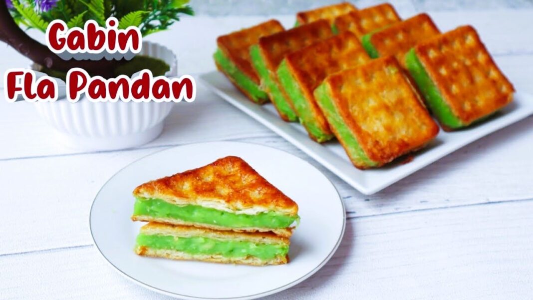 resep gabin vla pandan keju