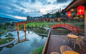 the onsen hot spring resort