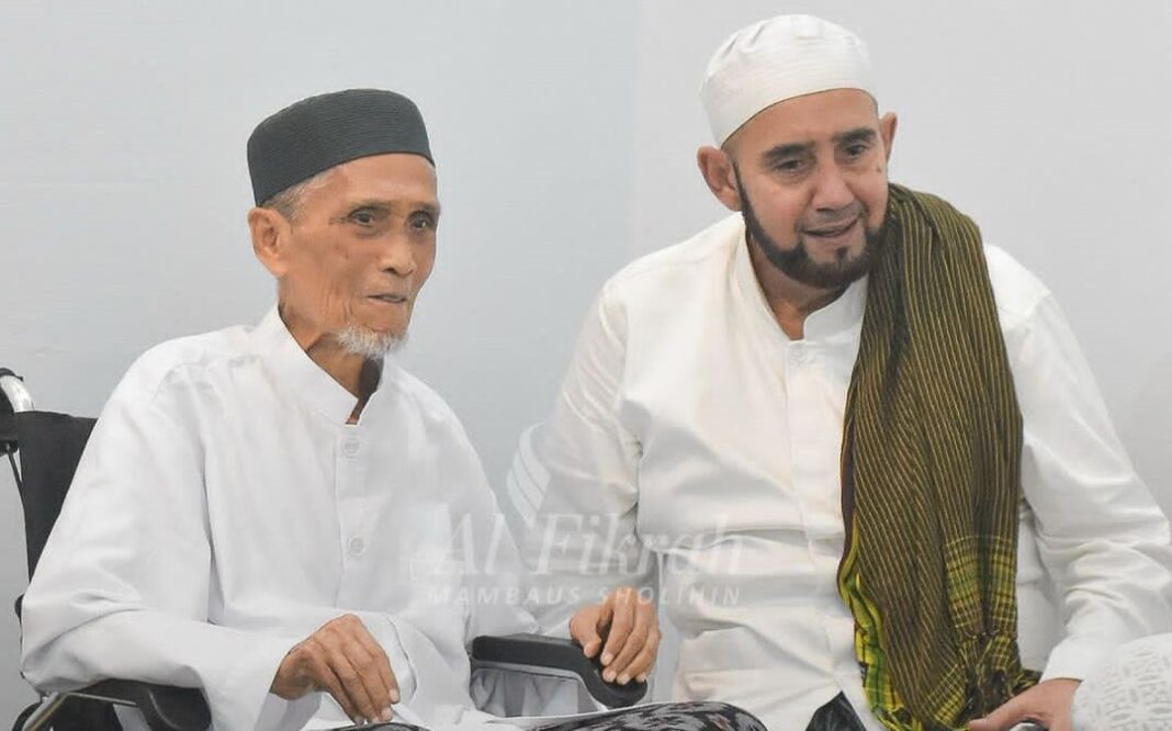 habib syech sampaikan ‘kangen’ saat bertemu kh masbuhin faqih di ponpes mambaus sholihin gresik