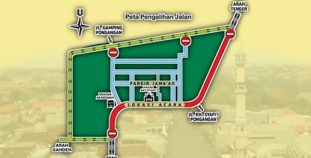 haul desa pongangan gresik digelar sabtu besok, berikut rute alternatif biar tak kejebak macet