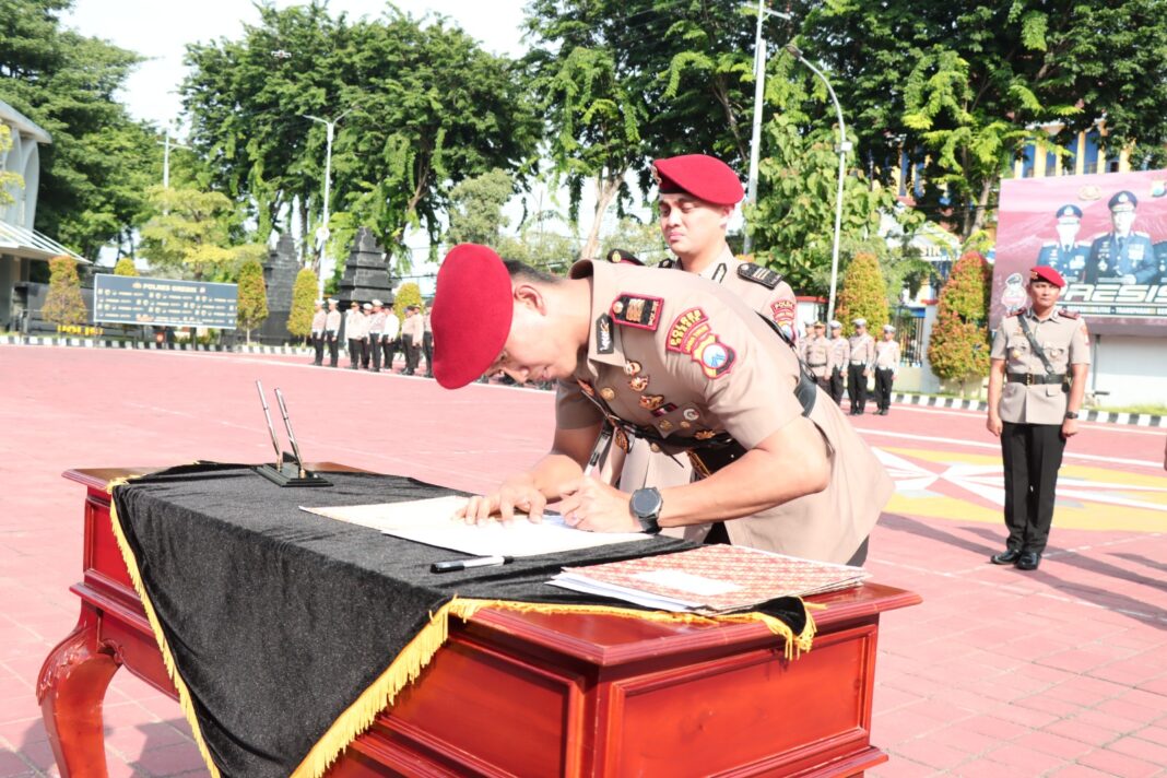 pju dan kapolsek jajaran polres gresik berganti, berikut daftarnya