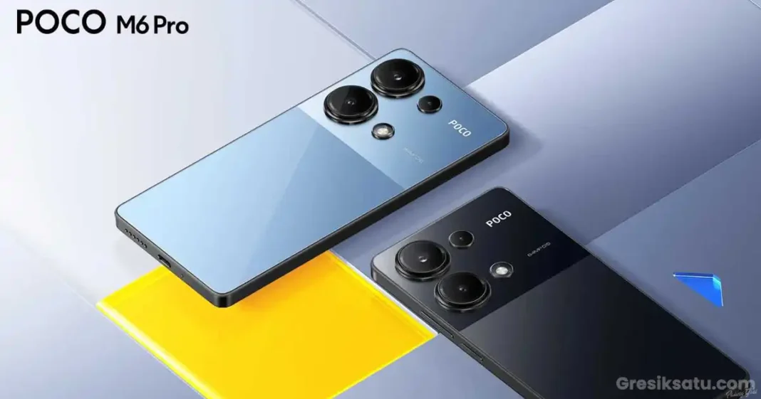 poco m6 pro dengan desain modern dan layar fhd+ 120hz